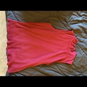 High neck, form fitting shirt